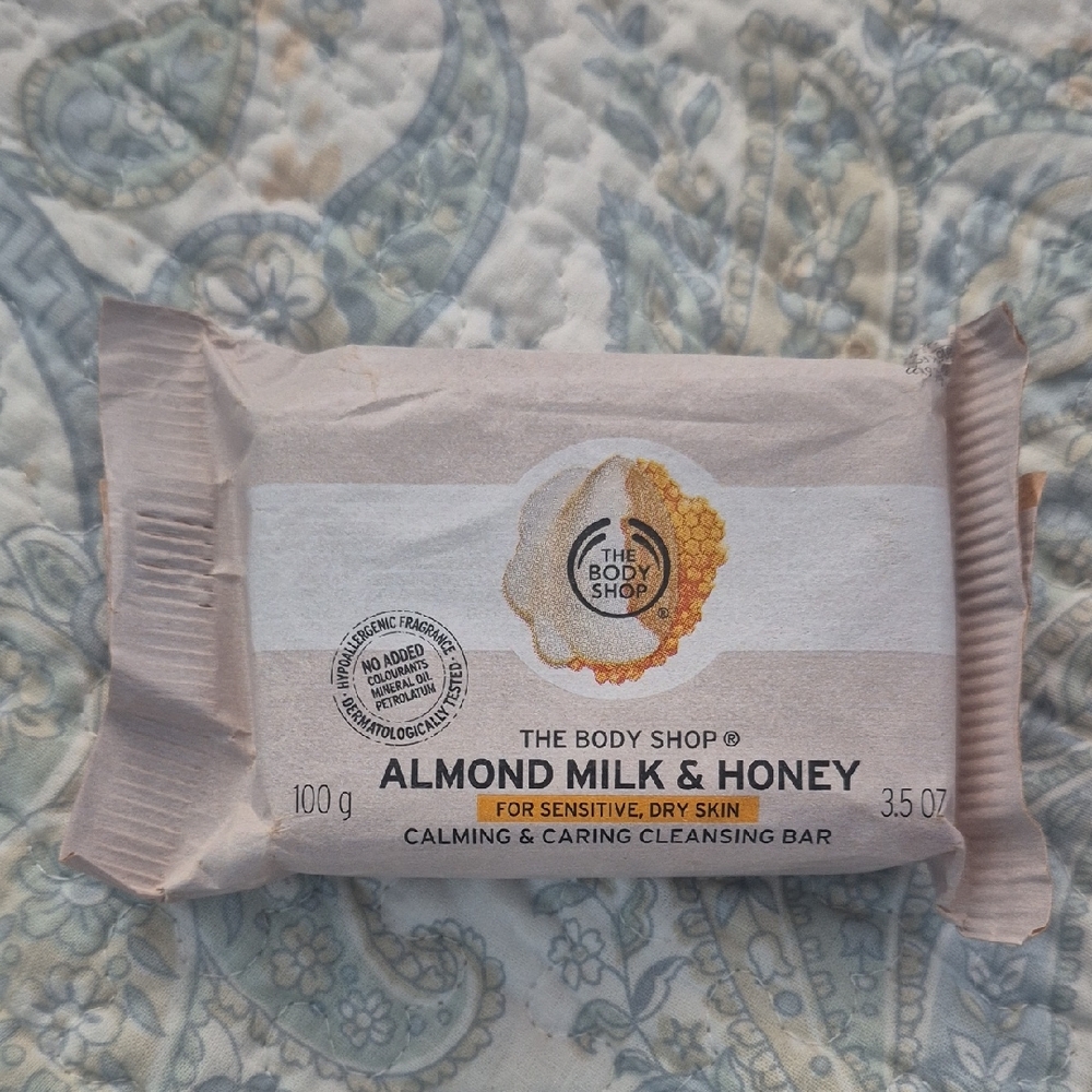 3/$30 The Body Shop Almond Milk And Honey Bar Soap 3.5 Oz NIP